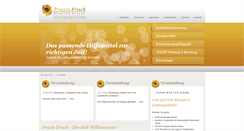 Desktop Screenshot of praxis-frisch.de