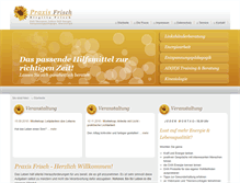 Tablet Screenshot of praxis-frisch.de